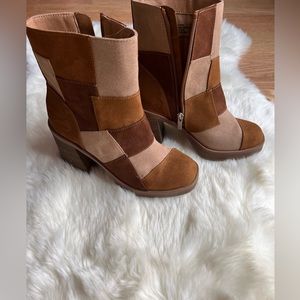 Target women boots patch work